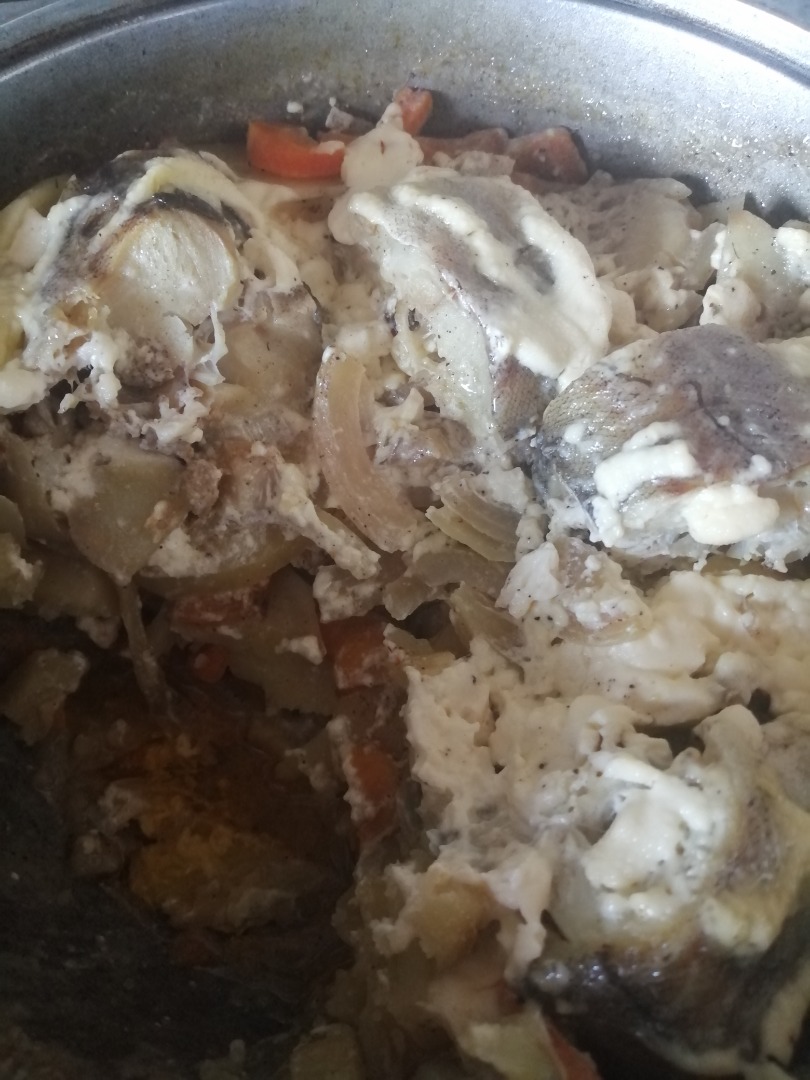 Минтай, тушёный с картофелем - пошаговый рецепт с фото ( просмотров)