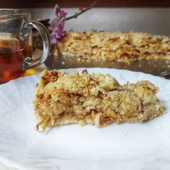 Болгарский насыпной яблочный пирог