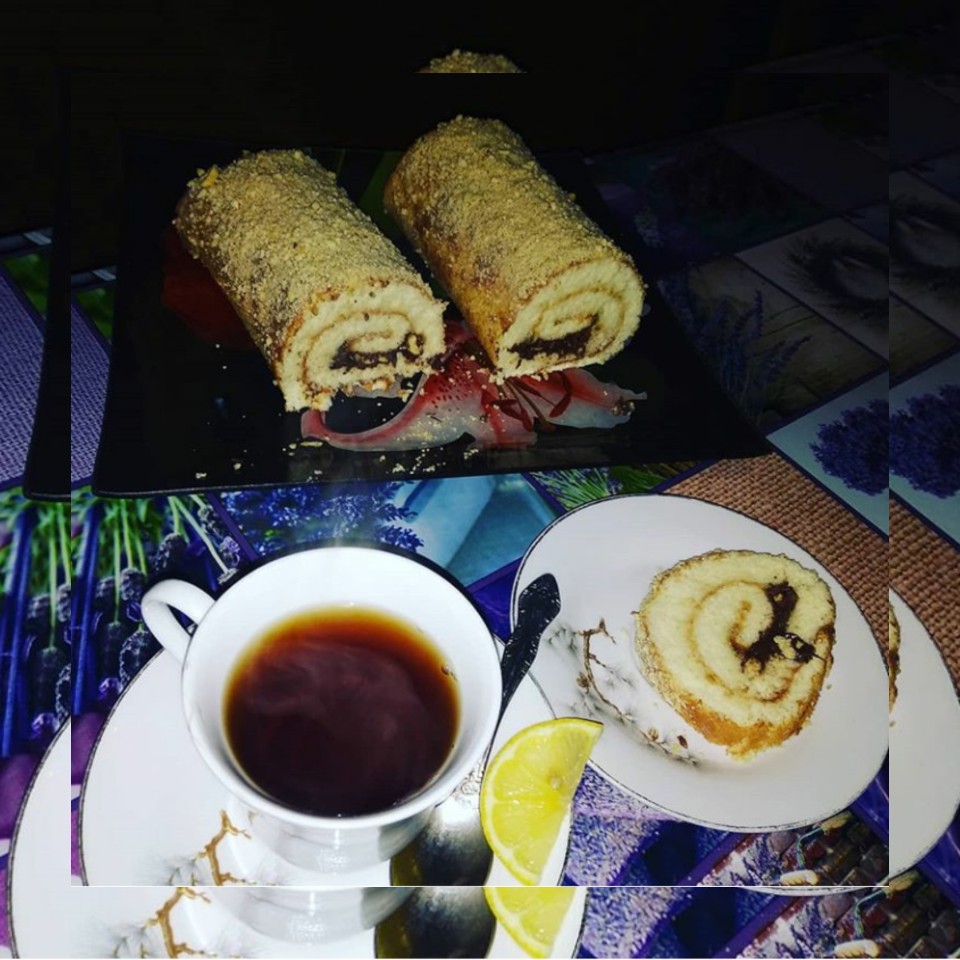 Рулет бисквитный!