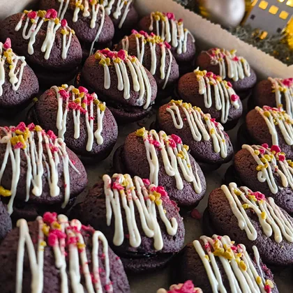 Шоколадные пряники с начинкой