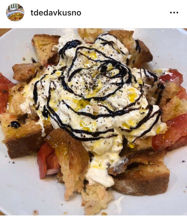 Наши салаты - салат со страчателлой