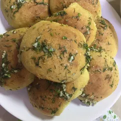 Булочки кукурузные, чесночные 🥯👩‍🍳