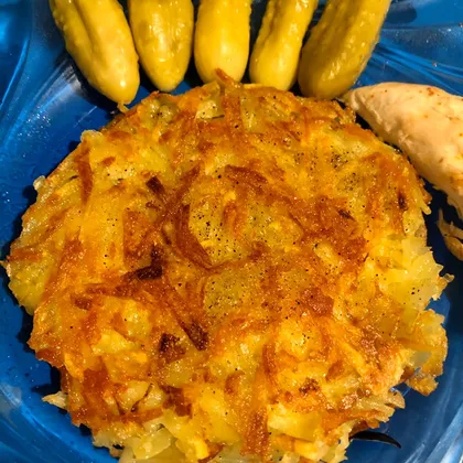 Картофельные лепёшки-драники с сыром