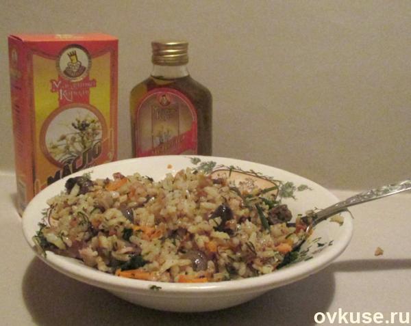 Плов с рыжиковым маслом от "Масляного короля"