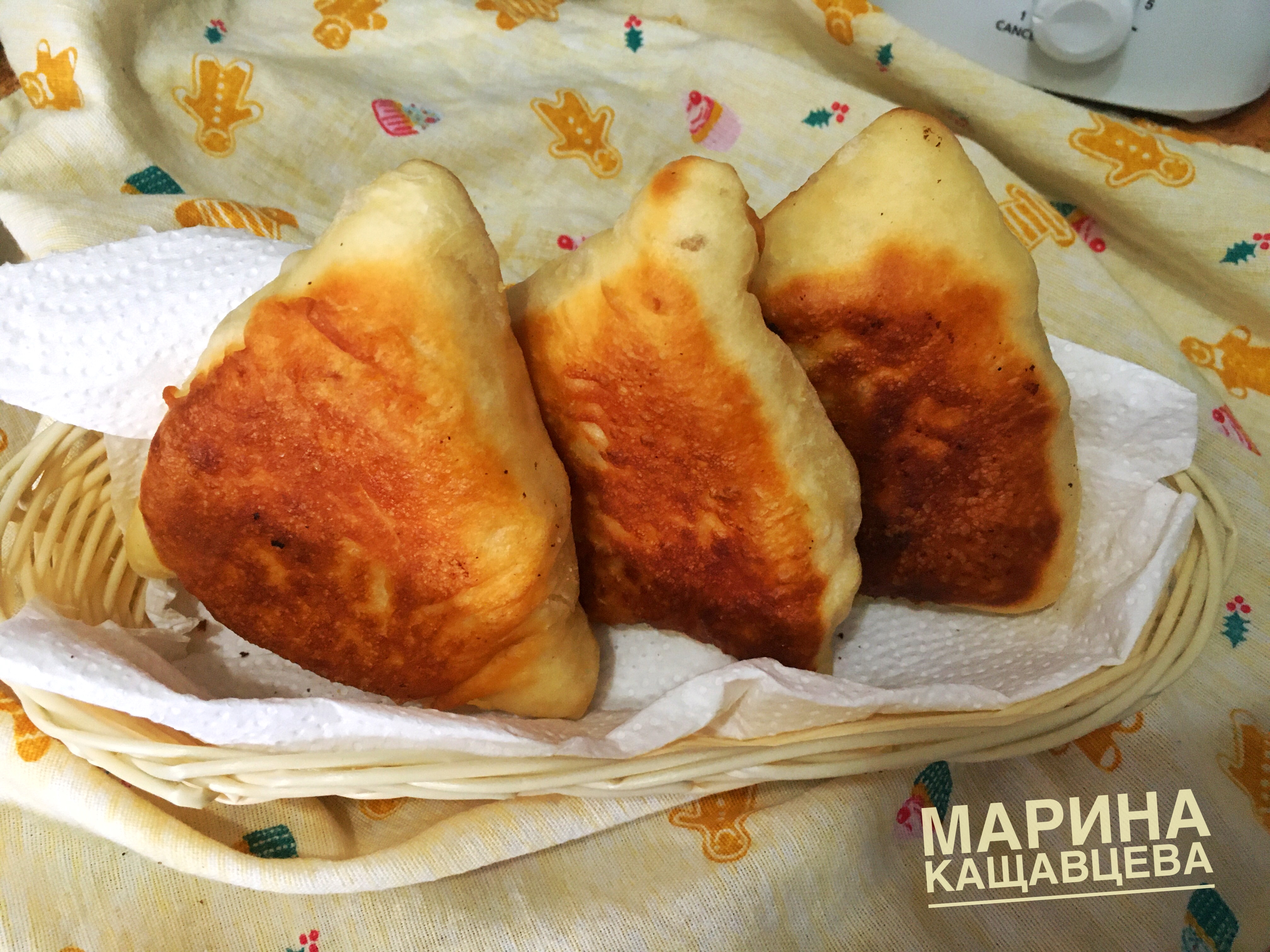 Пирожки жаренные на кефире 