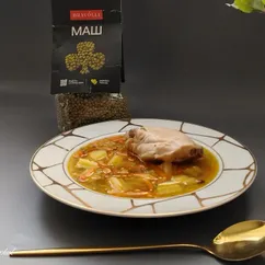 Куриный суп с машем и картофелем