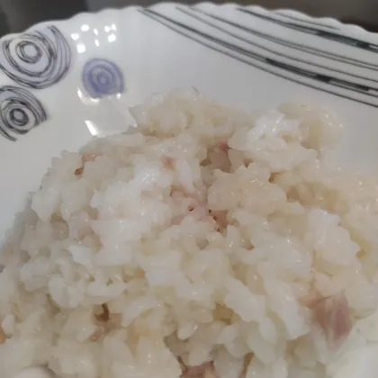 Рис с тушёнкой в мультиварке