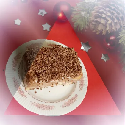 Мини-торт 'печенье со сметанно - бананово - шоколадным кремом'