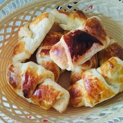 Круассаны с варёной сгущёнкой