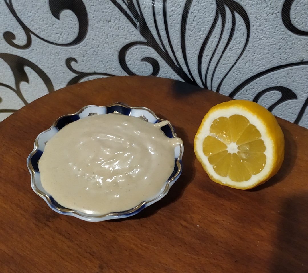 Домашний майонез с горчицей и лимонным соком