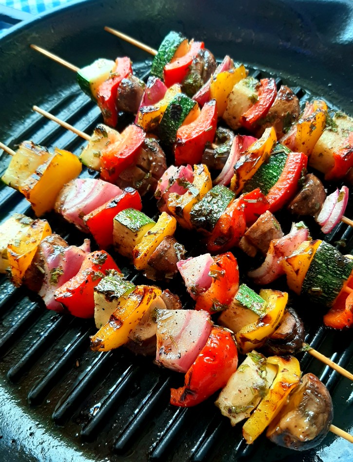 Овощные шашлычки