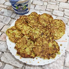 Кабачковые оладьи с манкой