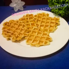 Вафли на сметане 