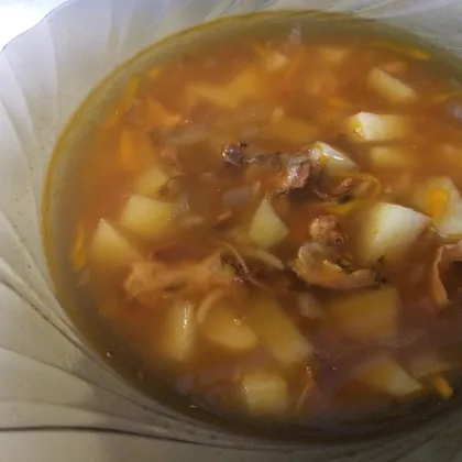 Суп с килькой в томате