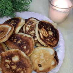 Пышные оладьи на кефире