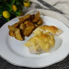 Куриные рулетики с брынзой