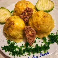 Картофельные шарики с мясом