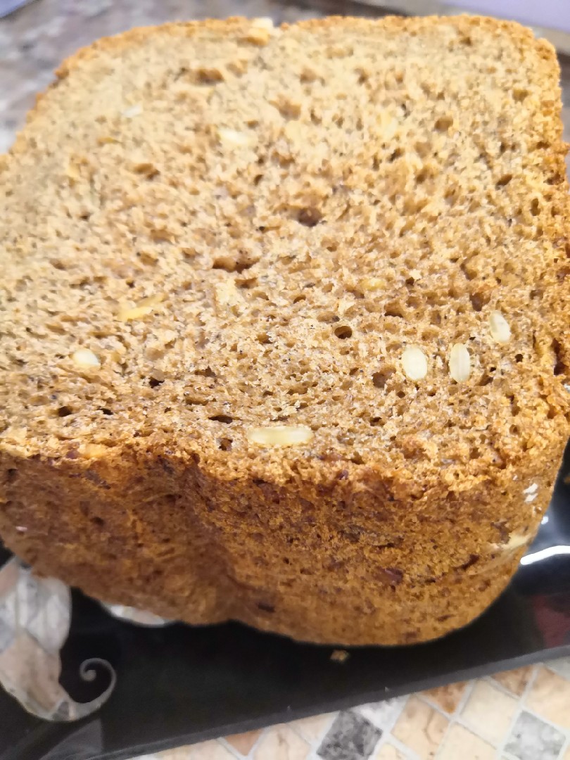 Домашний хлеб с семечками из цельнозерновой муки в хлебопечке, рецепты с фото