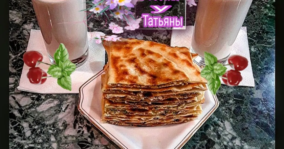 Гезлеме с картофелем и курицей рецепт с фото пошаговый от Татьяна ...