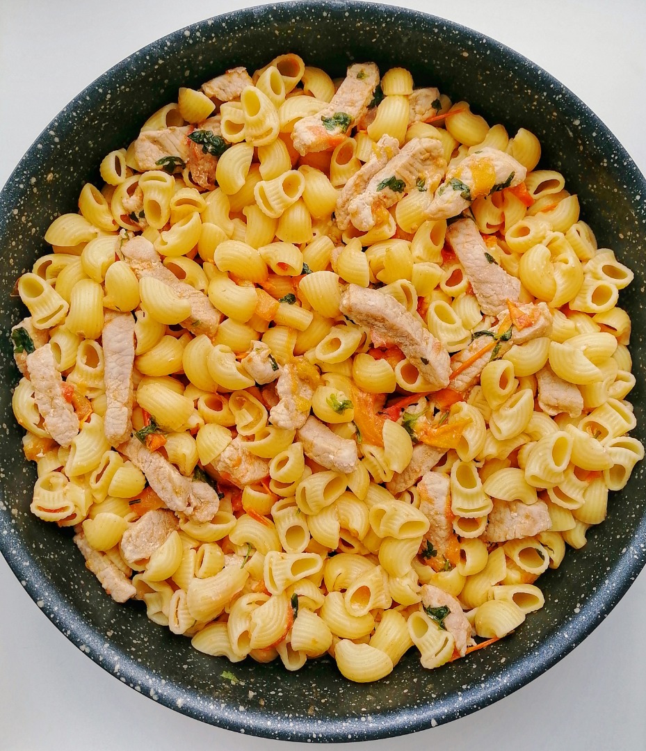 Мои любимые макароши с мясом в соусе 🧀ПП рецепт