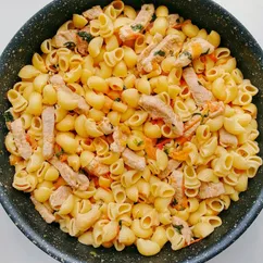 Мои любимые макароши с мясом в соусе 🧀ПП рецепт