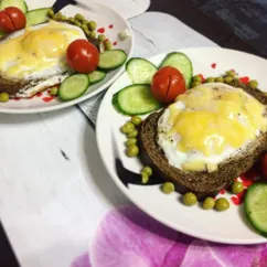 Яичница в хлебе 🍳