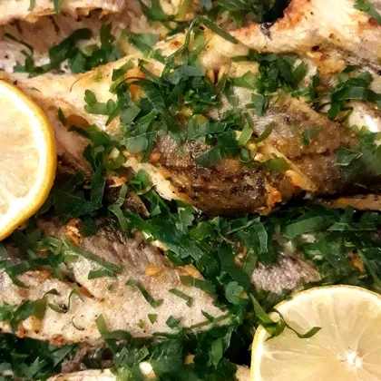 Треска с лимоном, запеченная в духовке 🍋🐟