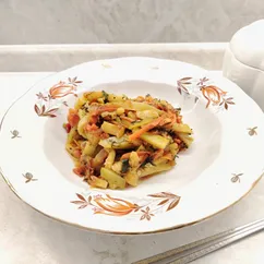 Кабачки с луком и морковью