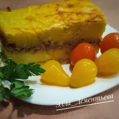 Картофельная запеканка с фаршем 