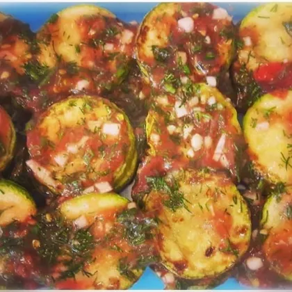 Закуска из молодых кабачков 