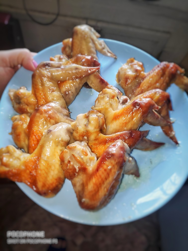 Куриные крылышки в лимонном соусе