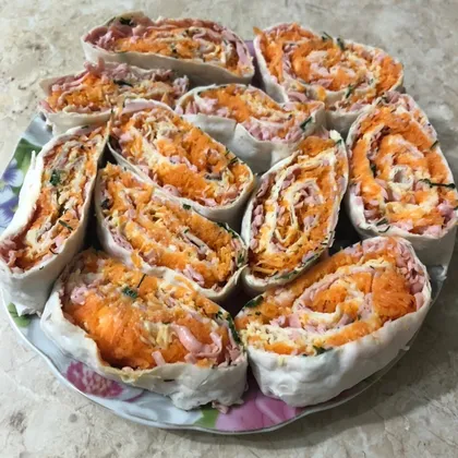 Turkish Flat Bread или турецкий лаваш с начинкой