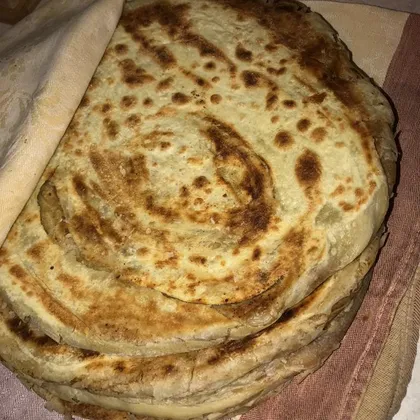Лезгинский хлеб, лаваш - чар авай фу. (Кавказская кухня)