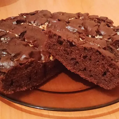 Шоколадный кекс с маршмеллоу