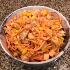 Салат с корейской морковкой 🥕🥕🥕