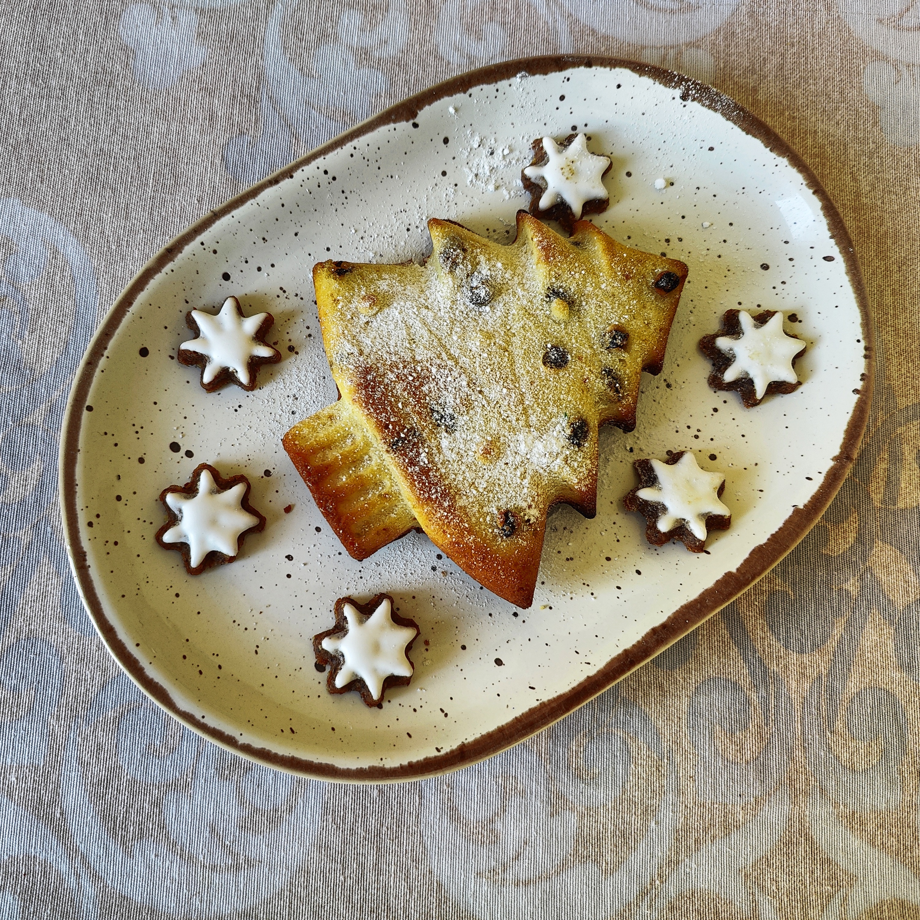 Ванильный кекс "Елочка"