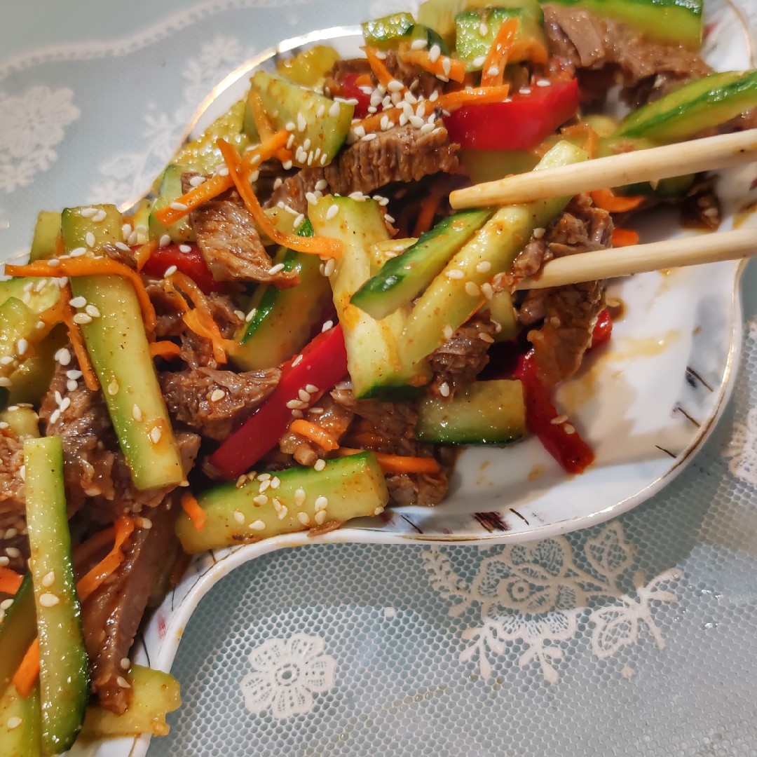 Тайский салат с говядиной, рецепт пошаговый с фото - биржевые-записки.рф