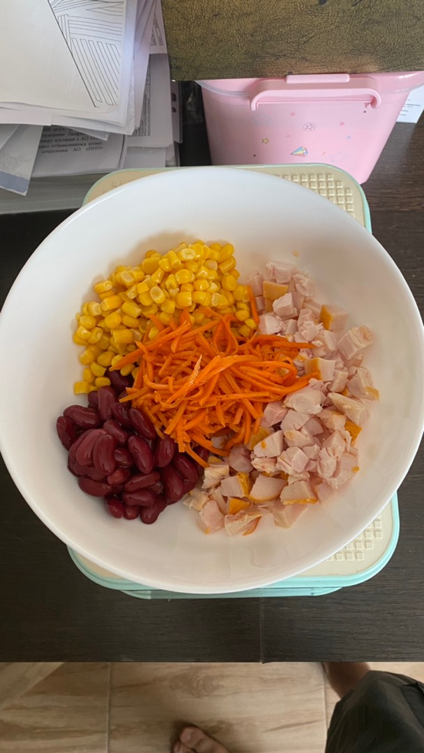 Салат из копчёной курицы 🐔