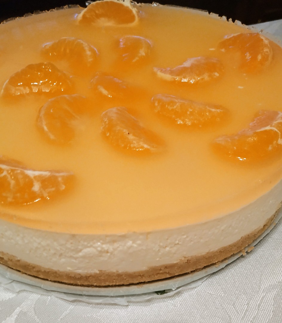 Мандариновый чизкейк