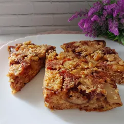 Постный яблочный пирог