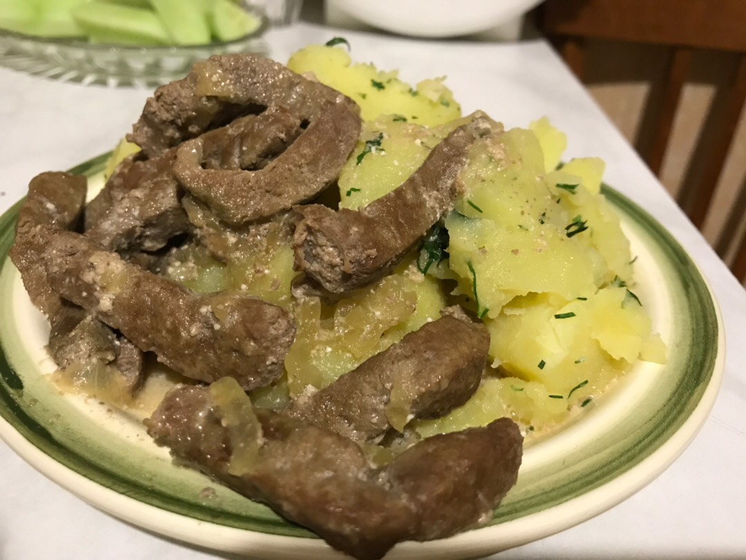рецепт ливер говяжий с картошкой | Дзен