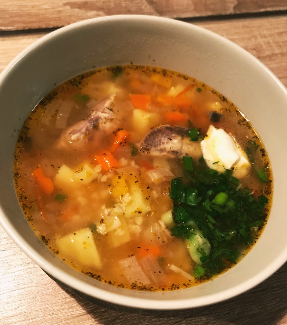 Суп из скумбрии с пшеном – кулинарный рецепт