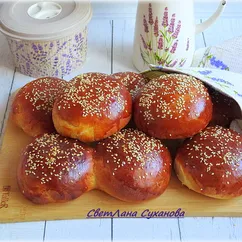Пышные булочки для гамбургеров