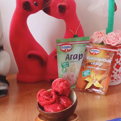 Яблочно-ягодное мороженое на агар-агаре