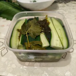 Маринованные огурцы из микроволновки 