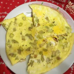 Омлет с кабачком 