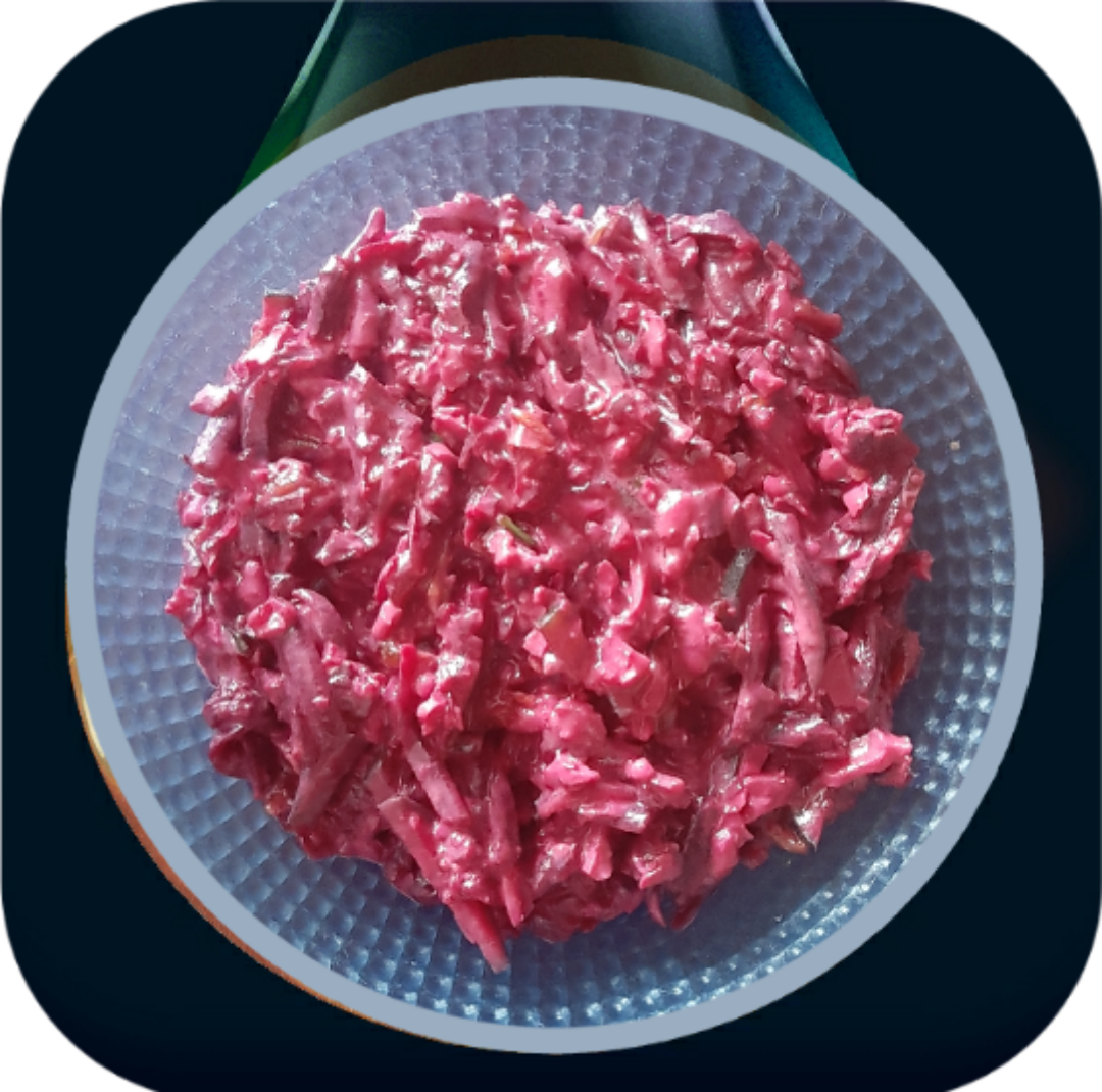 Салат из свеклы и огурца