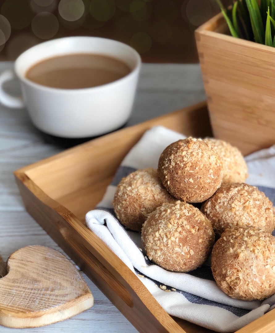 Кокосовые #пп булочки 🥥