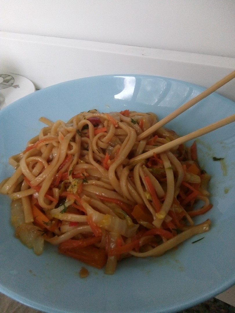 WOK с пшеничной лапшой 