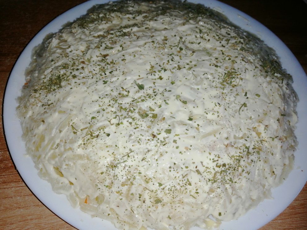 Салат с печенью